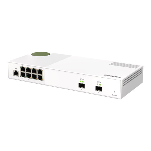 QNAP Systems, Inc QNAP QSW-M2108-2S - switch - 10 portar - Administrerad