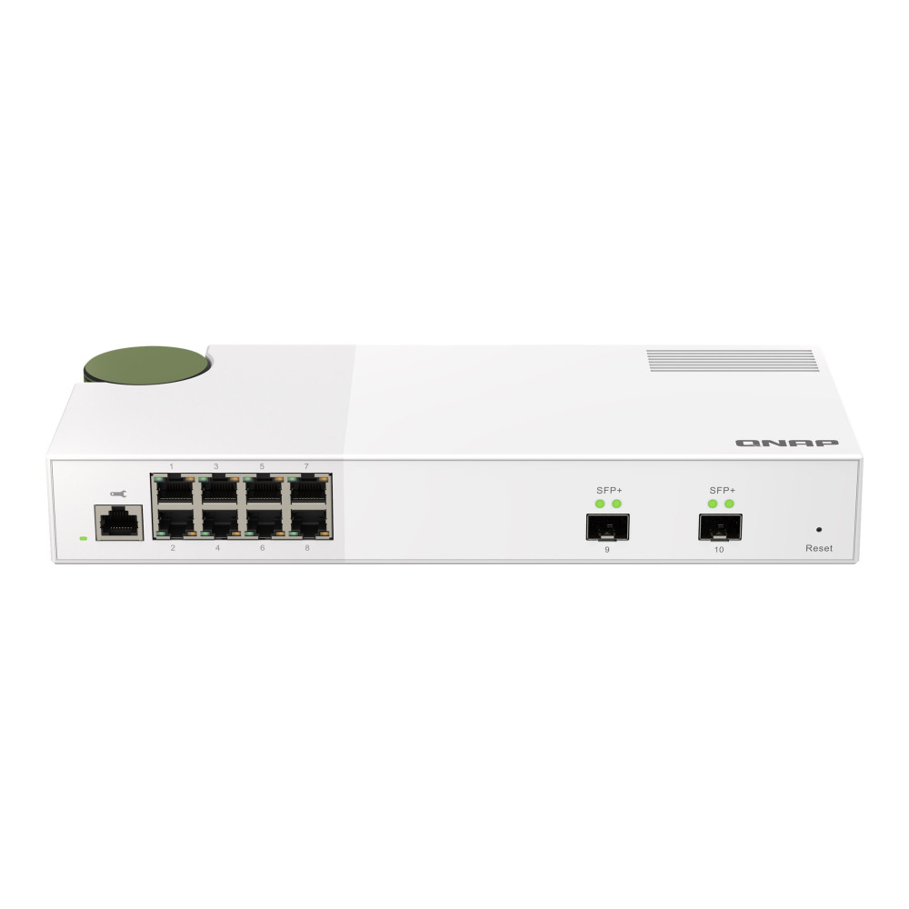 Produktbild för QNAP QSW-M2108-2S - switch - 10 portar - Administrerad