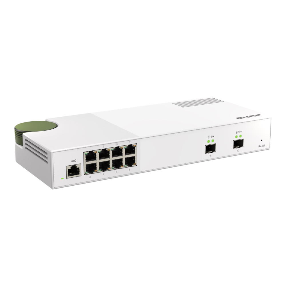 Produktbild för QNAP QSW-M2108-2S - switch - 10 portar - Administrerad