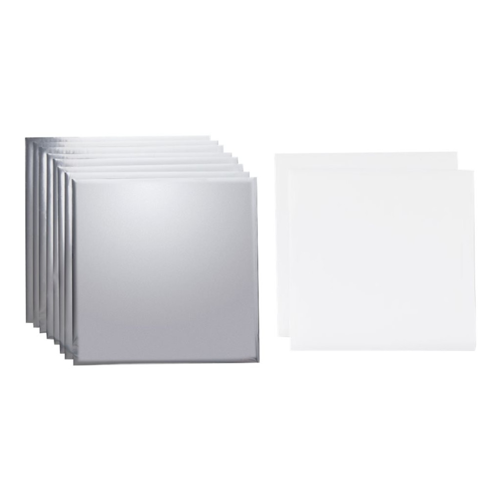Produktbild för Cricut - foil transfer sheet - 30.5 x 30.5 cm - 8 ark - silver