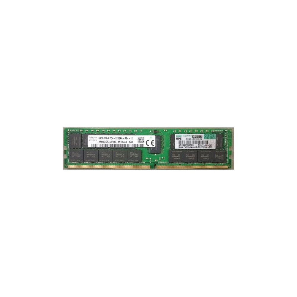 Produktbild för HPE - DDR4 - modul - 64 GB - DIMM 288-pin - 3200 MHz - registrerad