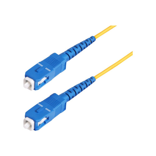 StarTech.com StarTech.com 100m (328ft) SC to SC (UPC) OS2 Single Mode Simplex Fiber Optic Cable, 9/125µm, 40G/100G, Bend Insensitive, Low Insertion Loss, LSZH Fiber Patch Cord - patch-kabel - 100 m - 100 m - gul