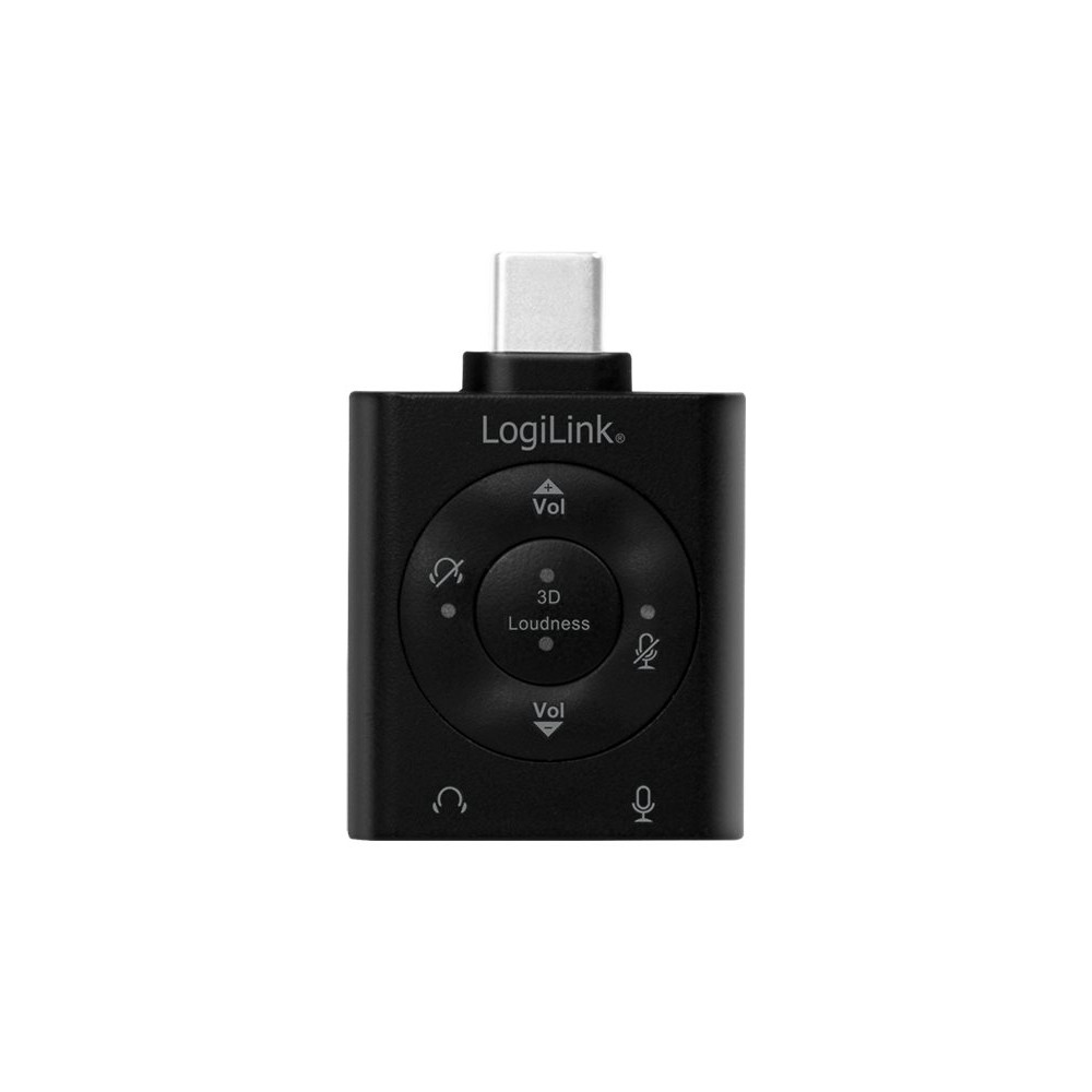 Produktbild för LogiLink USB-C HiFi DAC with EQ and 3D Mode - ljudkort - USB-C