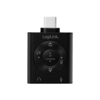 Produktbild för LogiLink USB-C HiFi DAC with EQ and 3D Mode - ljudkort - USB-C