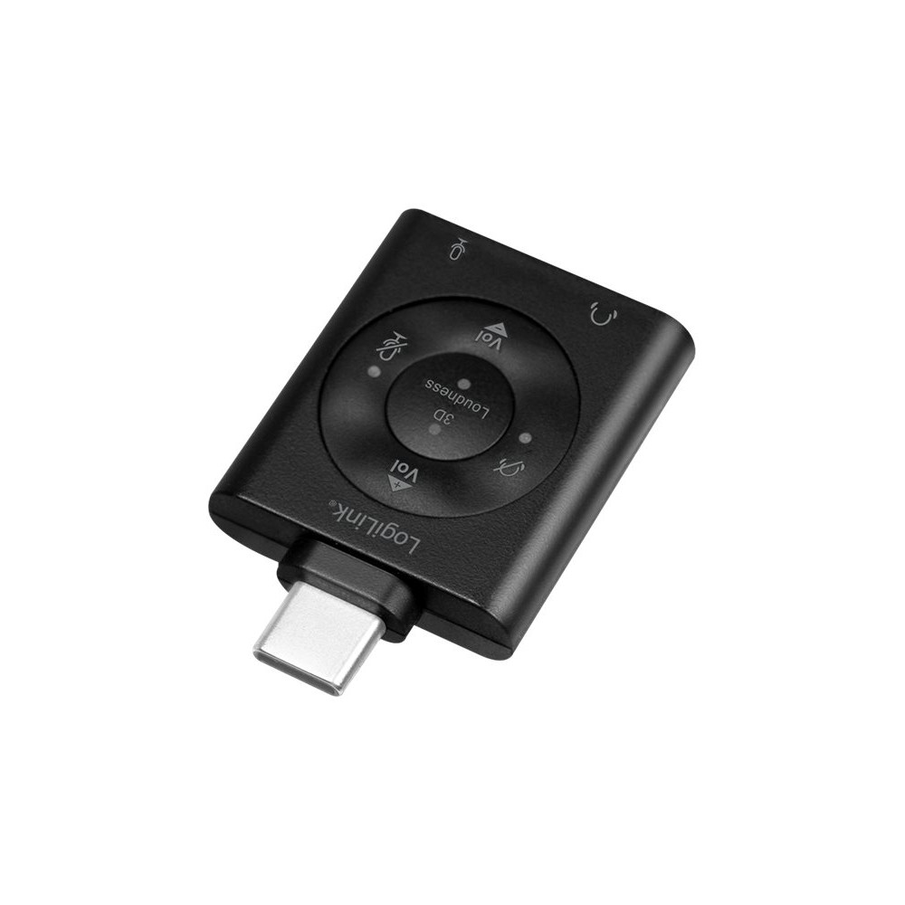 Produktbild för LogiLink USB-C HiFi DAC with EQ and 3D Mode - ljudkort - USB-C