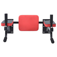 Produktbild för Dipsstation Svart och Röd 72,5 x 70 x 31 cm Pulverlackerat stål
