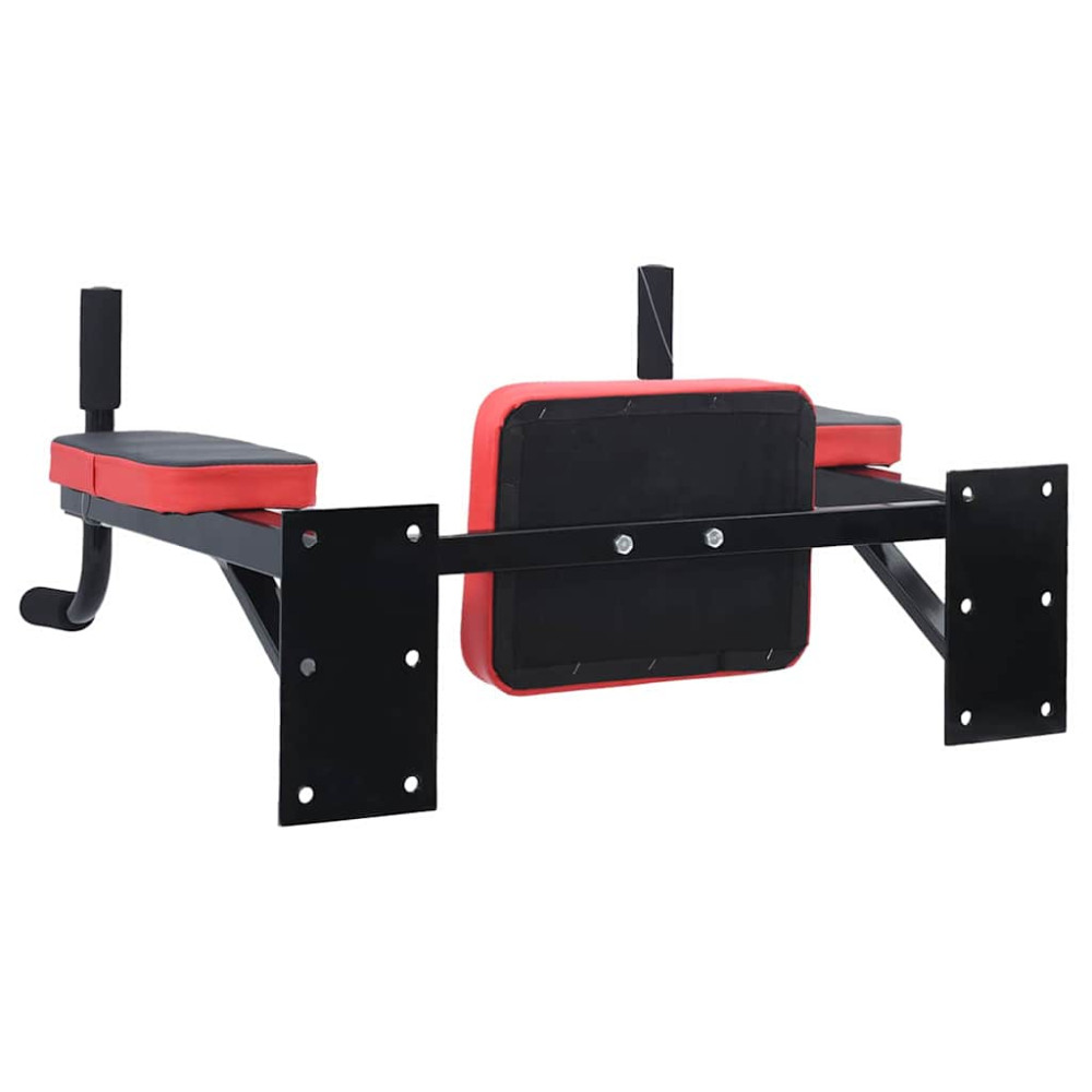 Produktbild för Dipsstation Svart och Röd 72,5 x 70 x 31 cm Pulverlackerat stål