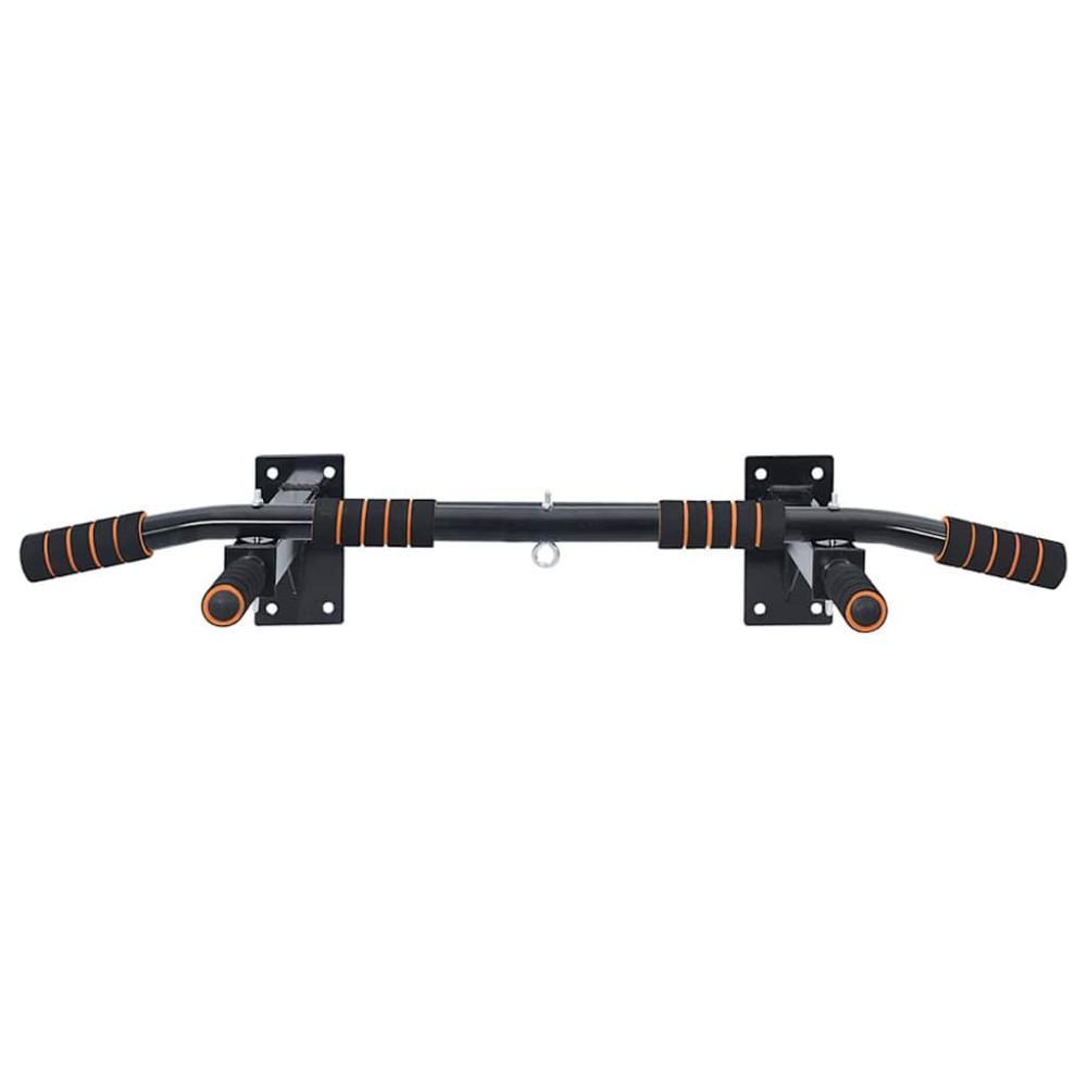 Produktbild för Pull Up Bar Svart och Röd 92 x 51 x 18 cm Pulverlackerat stål