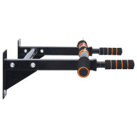 Produktbild för Pull Up Bar Svart och Röd 92 x 51 x 18 cm Pulverlackerat stål