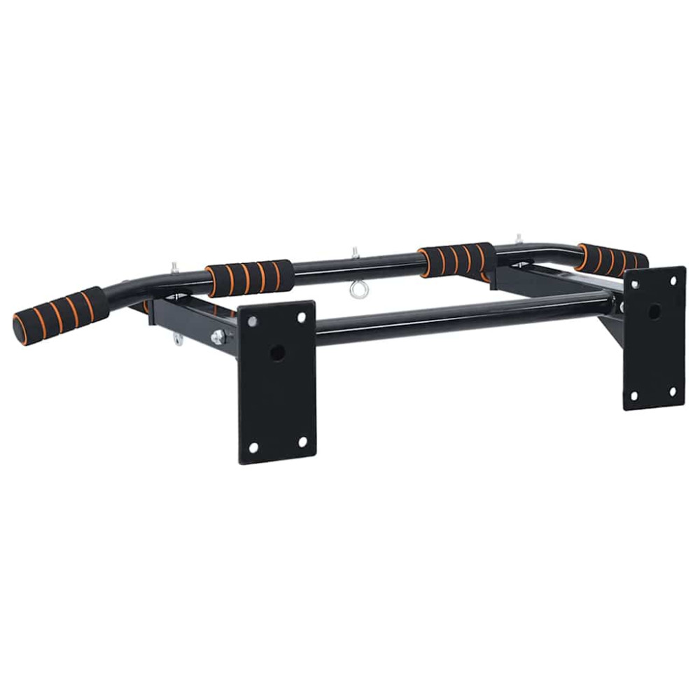 Produktbild för Pull Up Bar Svart och Röd 92 x 51 x 18 cm Pulverlackerat stål