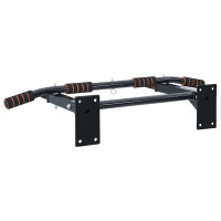 Produktbild för Pull Up Bar Svart och Röd 92 x 51 x 18 cm Pulverlackerat stål