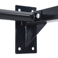 Produktbild för Pull Up Bar Svart och Röd 92 x 51 x 18 cm Pulverlackerat stål