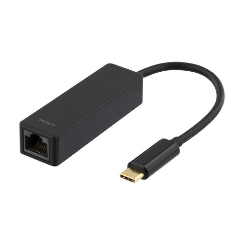 Deltaco DELTACO USBC-GIGA - nätverksadapter - USB 3.1 - Gigabit Ethernet
