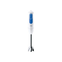Produktbild för Braun Multiquick 3 MQ 3000 Smoothie+ - handmixer - vit / blå