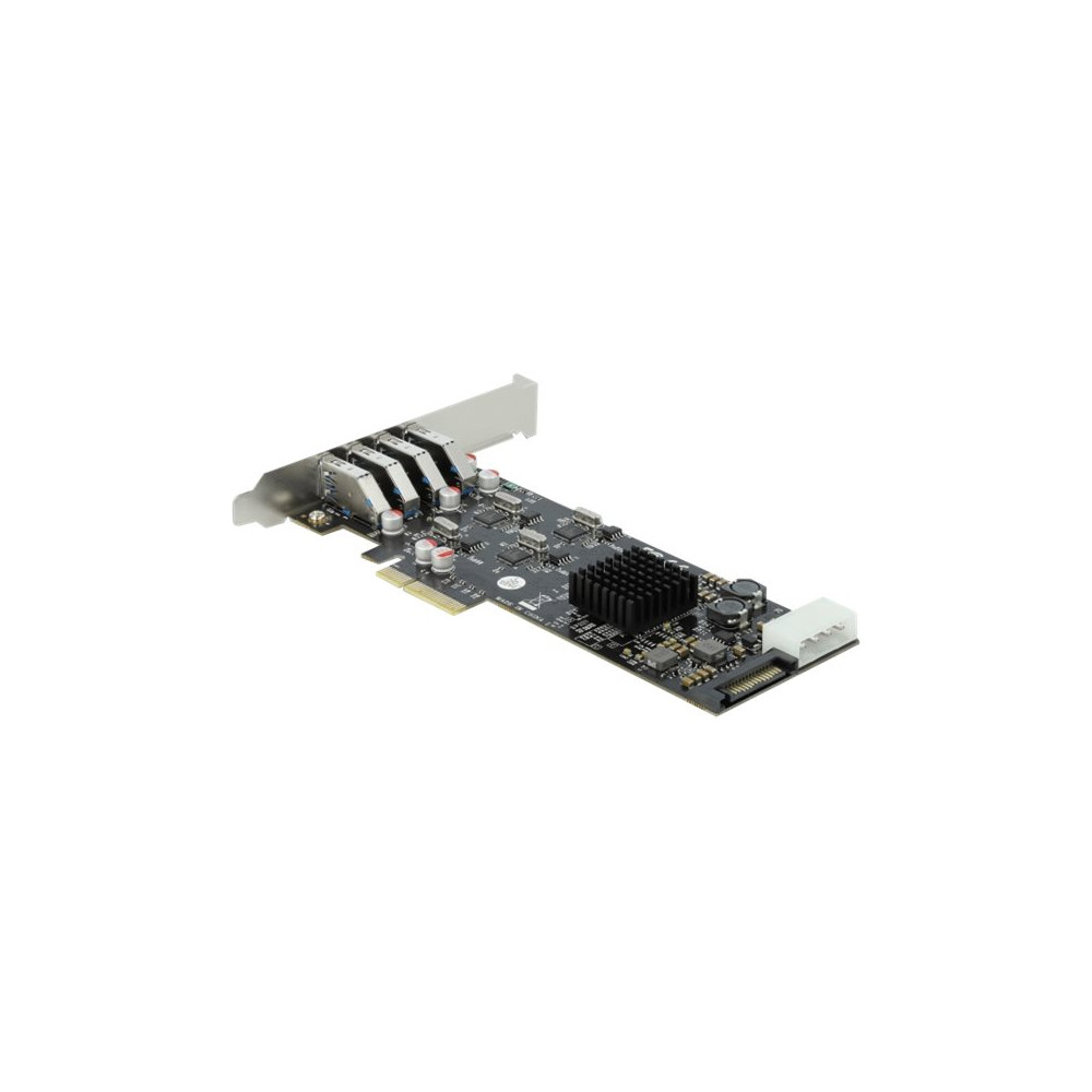 Produktbild för Delock - USB-adapter - PCIe 2.0 x4 - USB 3.2 Gen 1 x 4