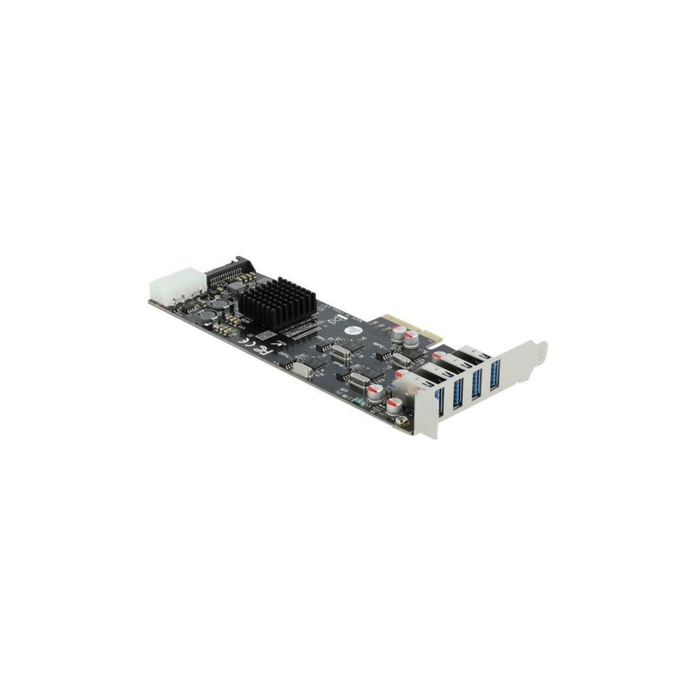 Produktbild för Delock - USB-adapter - PCIe 2.0 x4 - USB 3.2 Gen 1 x 4