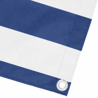 Produktbild för Balkongskärm 200 x 200 cm Tyg med PU-beläggning Blå och Vit