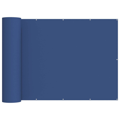 vidaXL Balkongskärm 200 x 800 cm Tyg med PU-beläggning Blå