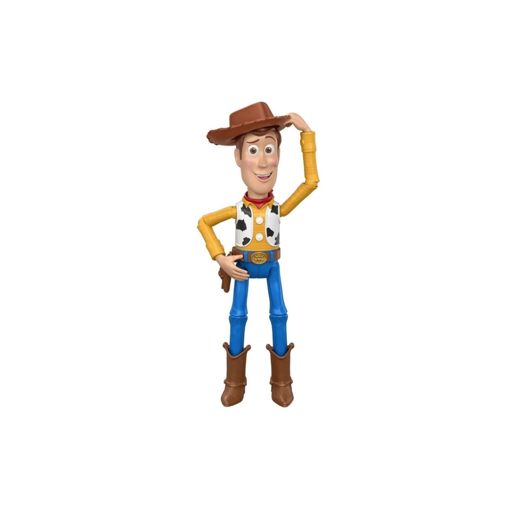 Produktbild för Disney Pixar Toy Story 5-figur med funktion att ta av hatten...