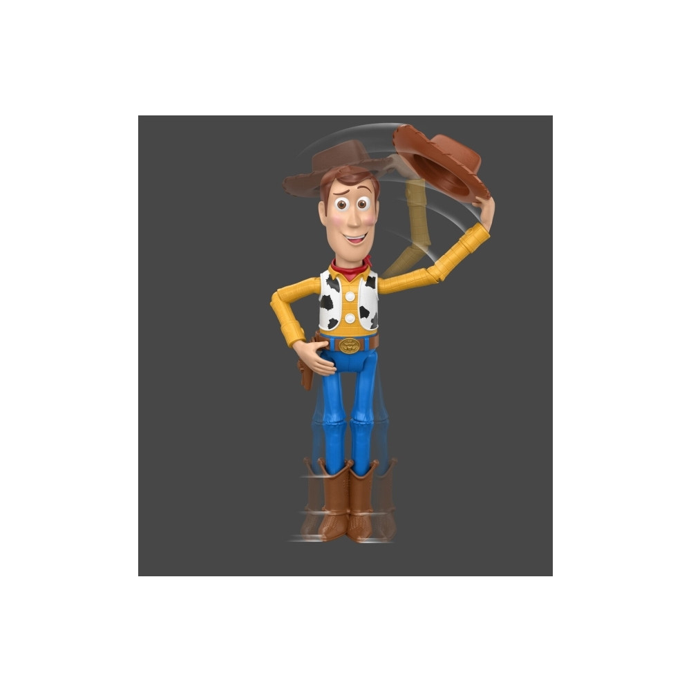 Produktbild för Disney Pixar Toy Story 5-figur med funktion att ta av hatten...