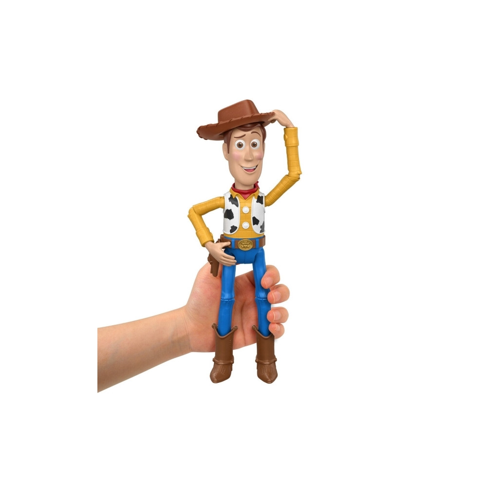 Produktbild för Disney Pixar Toy Story 5-figur med funktion att ta av hatten...