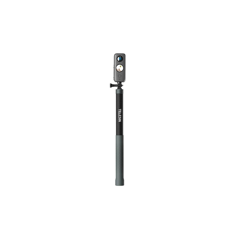 Produktbild för Telesin selfie-stick i kolfiber, längd 3 m Telesin GP-MNP-30...