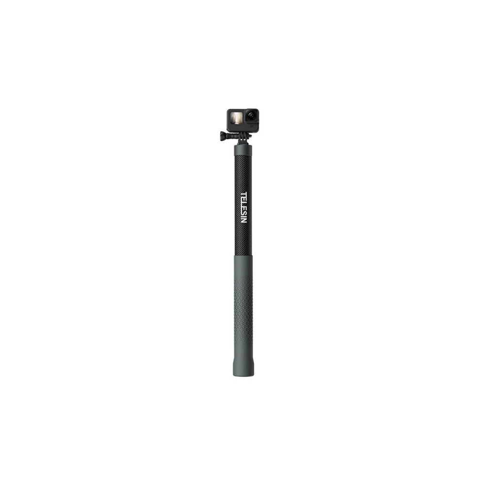Produktbild för Telesin selfie-stick i kolfiber, längd 3 m Telesin GP-MNP-30...