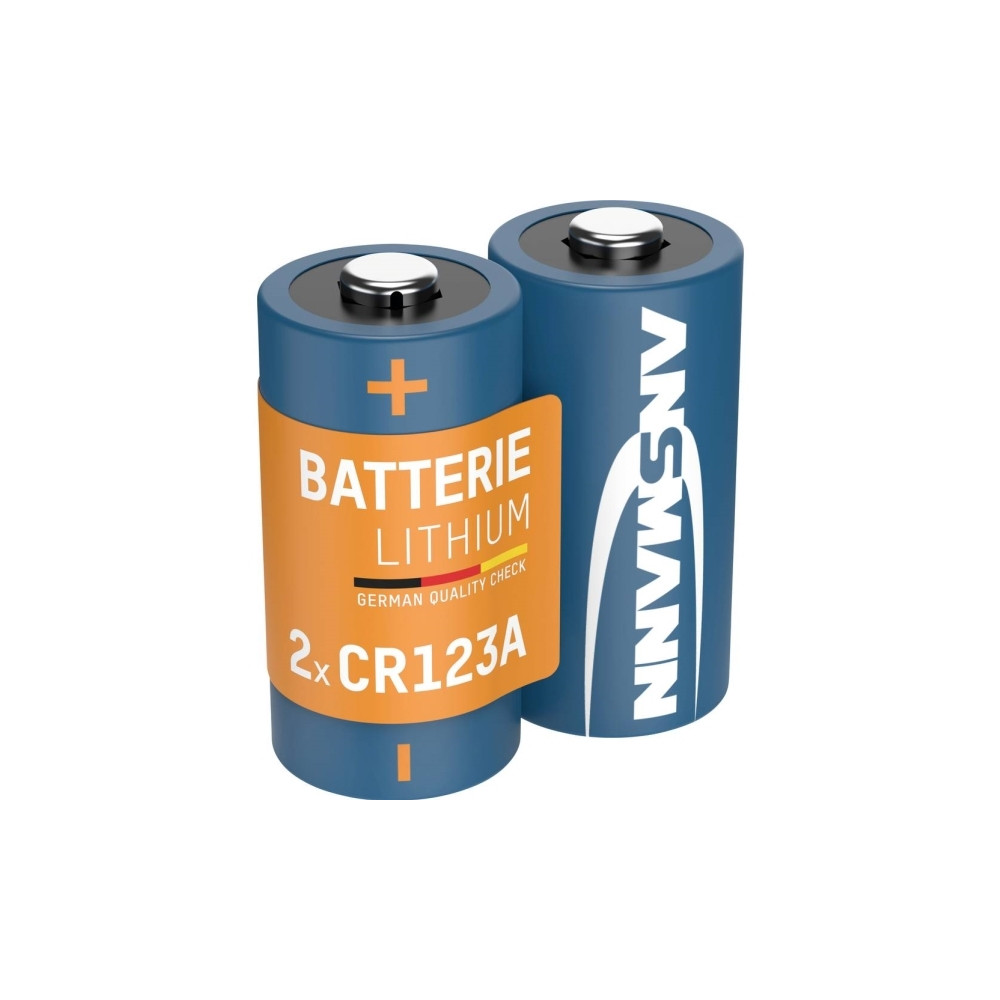 Produktbild för Ansmann CR17335 CR-123A fotobatteri, litium, 1375 mAh, 3 V,...