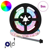 Produktbild för LED Band 12 pcs Svart och Transparent 750 mm Koppar och plast