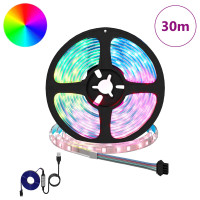 Produktbild för LED Band 12 pcs Svart och Transparent 2500 mm Koppar och plast