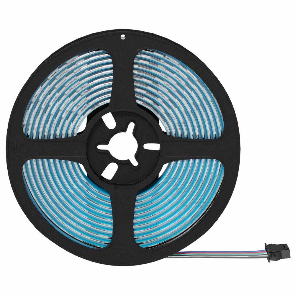 Produktbild för LED Band 12 pcs Svart och Transparent 2500 mm Koppar och plast