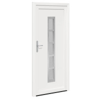 Produktbild för Framdörr Vit 88 x 200 cm PVC