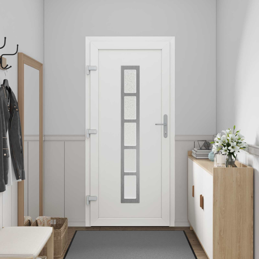 Produktbild för Framdörr Vit 98 x 200 cm PVC