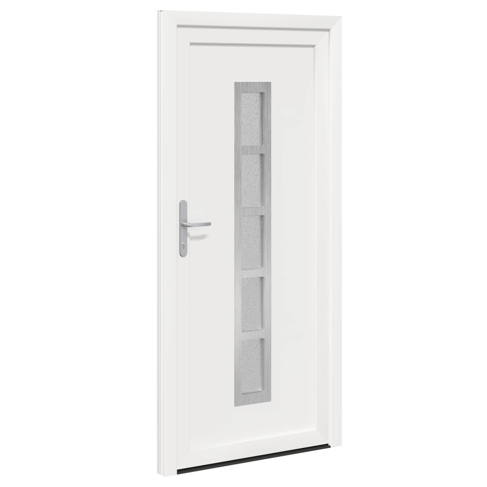 Produktbild för Framdörr Vit 98 x 200 cm PVC