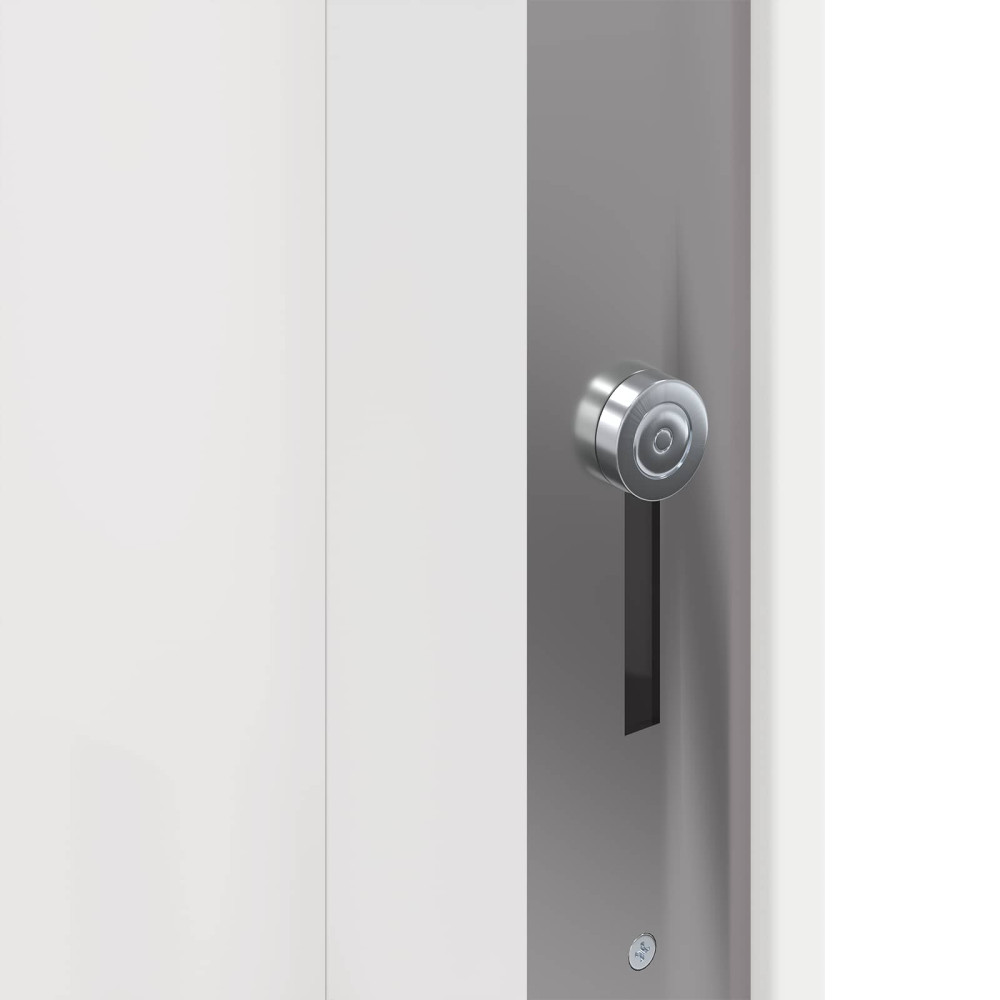 Produktbild för Framdörr Vit 88 x 200 cm PVC