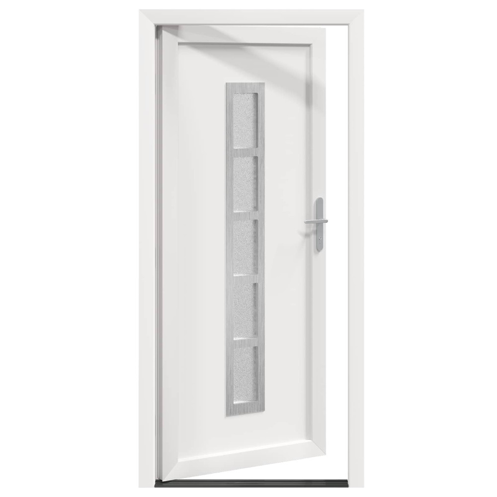 Produktbild för Framdörr Vit 88 x 200 cm PVC