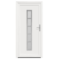 Produktbild för Framdörr Vit 88 x 200 cm PVC