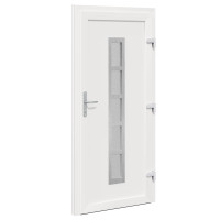 Produktbild för Framdörr Vit 88 x 200 cm PVC