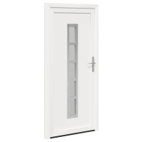 Produktbild för Framdörr Vit 108 x 208 cm PVC