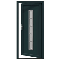 Produktbild för Framdörr Antracit 108 x 208 cm PVC