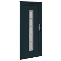 Produktbild för Framdörr Antracit 108 x 208 cm PVC