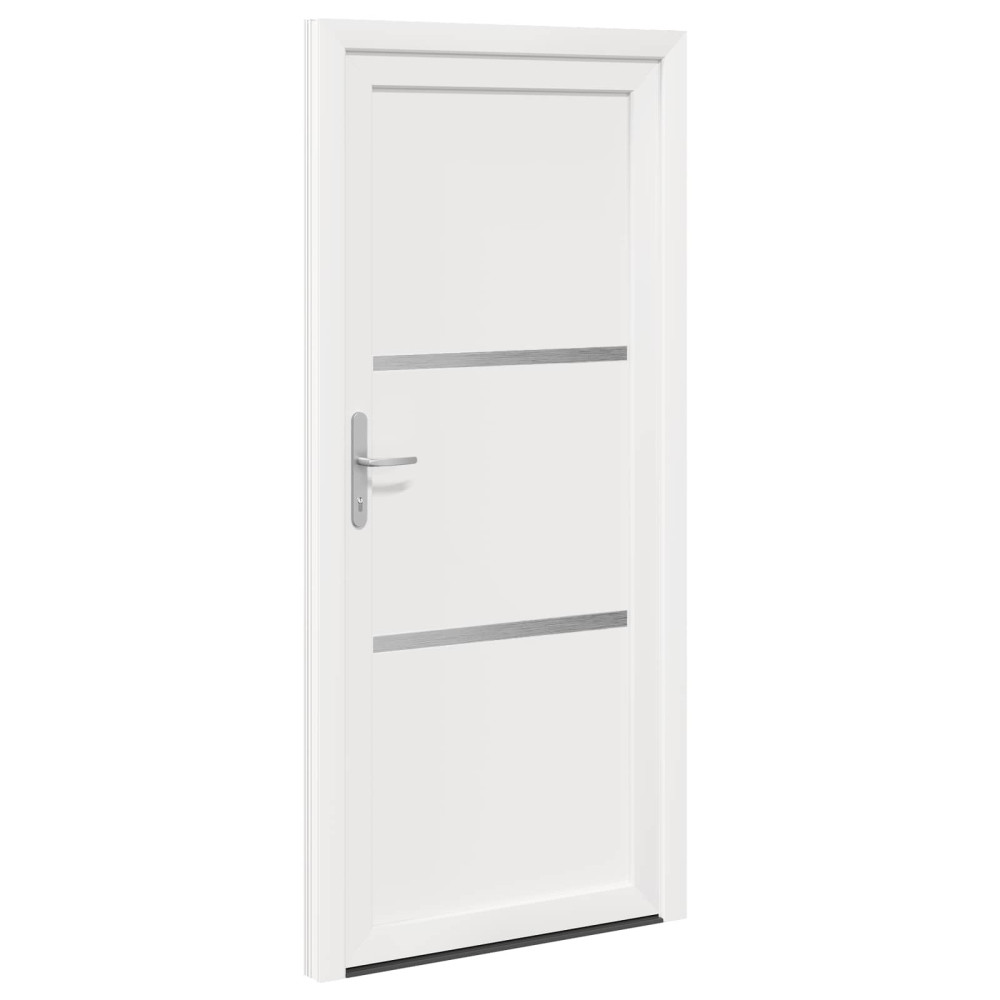 Produktbild för Framdörr Vit 88 x 200 cm PVC