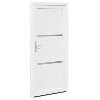 Produktbild för Framdörr Vit 108 x 208 cm PVC
