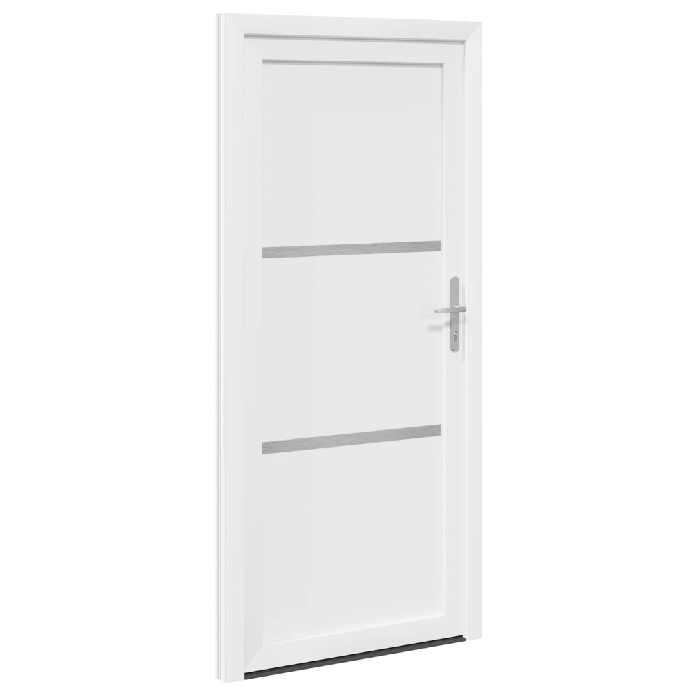 Produktbild för Framdörr Vit 88 x 200 cm PVC