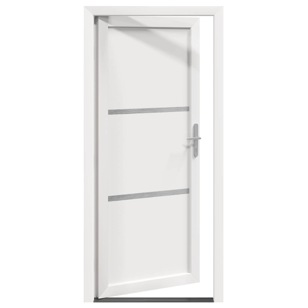 Produktbild för Framdörr Vit 98 x 200 cm PVC