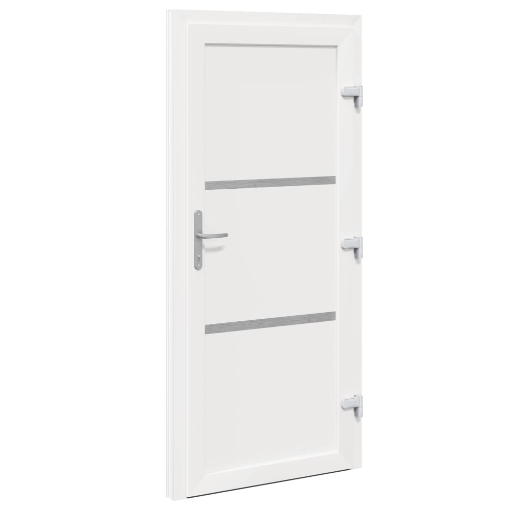 Produktbild för Framdörr Vit 98 x 200 cm PVC