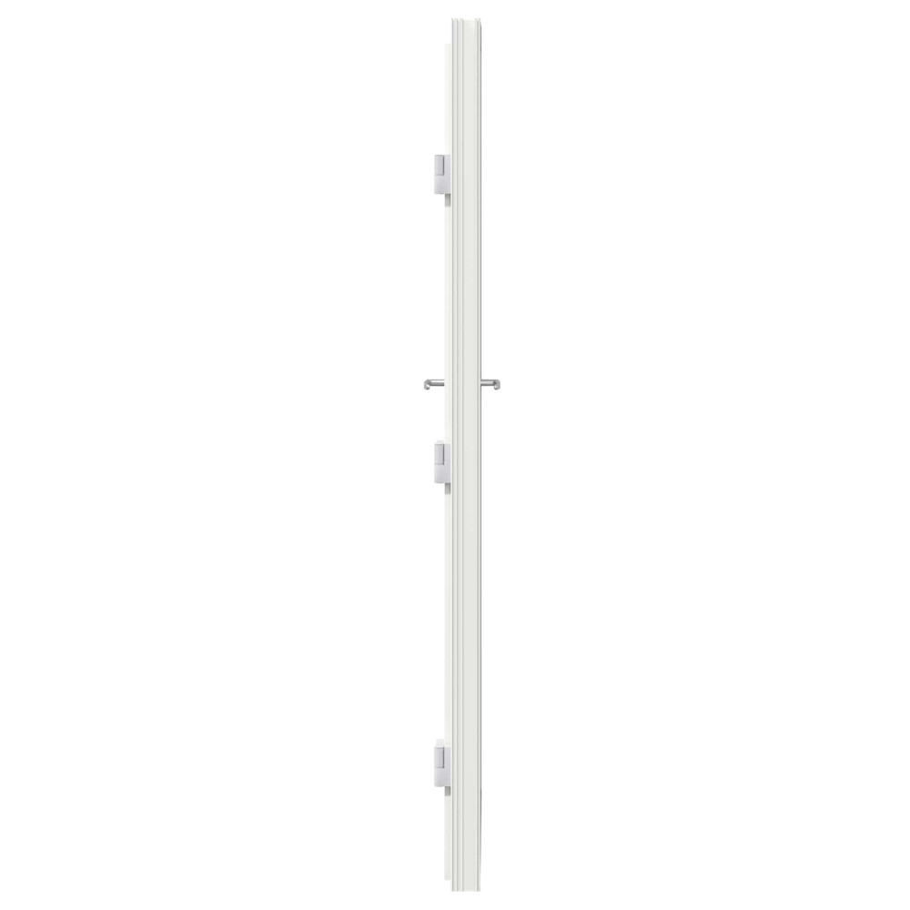 Produktbild för Framdörr Vit 98 x 208 cm PVC