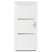 Produktbild för Framdörr Vit 108 x 208 cm PVC