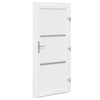 Produktbild för Framdörr Vit 108 x 208 cm PVC