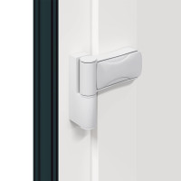 Produktbild för Framdörr Antracit 88 x 200 cm PVC